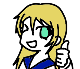 downgradeicon's Girl sticker #74072