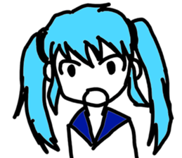 downgradeicon's Girl sticker #74073