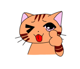 3 sisters' cat sticker #74255