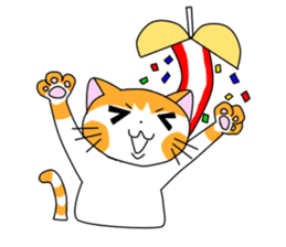 3 sisters' cat sticker #74256