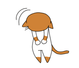 3 sisters' cat sticker #74259