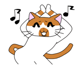 3 sisters' cat sticker #74260