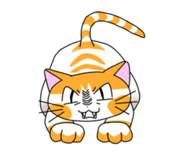 3 sisters' cat sticker #74261