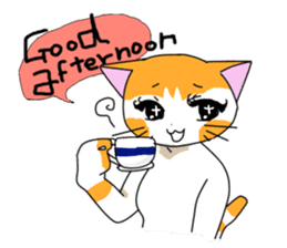 3 sisters' cat sticker #74263