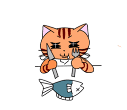 3 sisters' cat sticker #74283