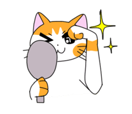 3 sisters' cat sticker #74287