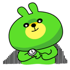 MIDORI USAGI sticker #77446