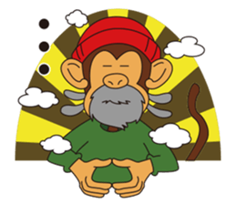 Funky Monkey Street ! sticker #74518