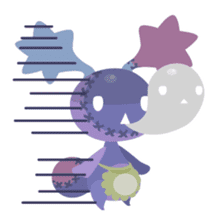 "Cook and magic recipe" stamp sticker #74475