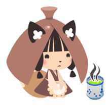 "Cook and magic recipe" stamp sticker #74480