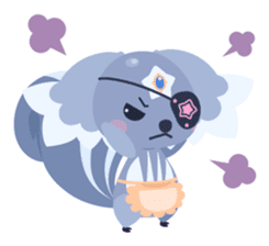 "Cook and magic recipe" stamp sticker #74481