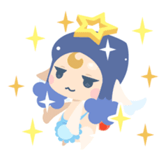 "Cook and magic recipe" stamp sticker #74483