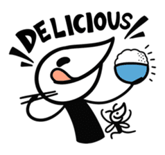 Zippa-hitokarage ! Simple Stamp sticker #74759