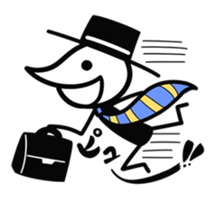 Zippa-hitokarage ! Simple Stamp sticker #74762