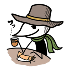 Zippa-hitokarage ! Simple Stamp sticker #74767