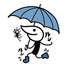 Zippa-hitokarage ! Simple Stamp sticker #74771