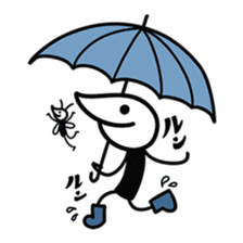 Zippa-hitokarage ! Simple Stamp sticker #74771