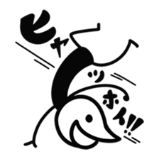 Zippa-hitokarage ! Simple Stamp sticker #74772