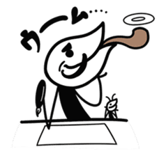 Zippa-hitokarage ! Simple Stamp sticker #74774