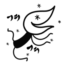 Zippa-hitokarage ! Simple Stamp sticker #74779