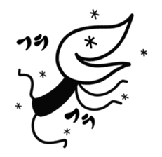 Zippa-hitokarage ! Simple Stamp sticker #74779