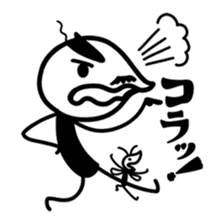 Zippa-hitokarage ! Simple Stamp sticker #74781