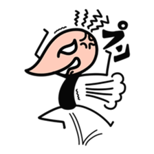 Zippa-hitokarage ! Simple Stamp sticker #74785