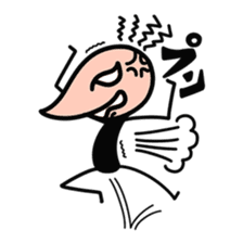 Zippa-hitokarage ! Simple Stamp sticker #74785