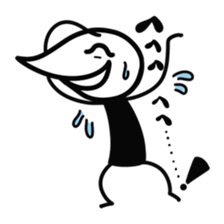 Zippa-hitokarage ! Simple Stamp sticker #74788