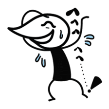 Zippa-hitokarage ! Simple Stamp sticker #74788