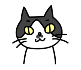 Chobihige Cat "CHOBI" sticker #75214