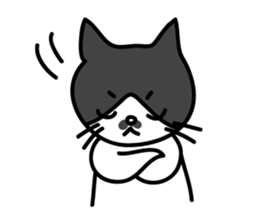 Chobihige Cat "CHOBI" sticker #75219