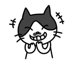 Chobihige Cat "CHOBI" sticker #75222