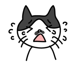 Chobihige Cat "CHOBI" sticker #75224