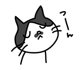 Chobihige Cat "CHOBI" sticker #75225