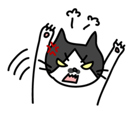 Chobihige Cat "CHOBI" sticker #75227