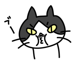 Chobihige Cat "CHOBI" sticker #75228