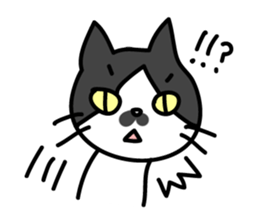 Chobihige Cat "CHOBI" sticker #75231