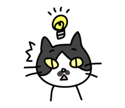 Chobihige Cat "CHOBI" sticker #75233