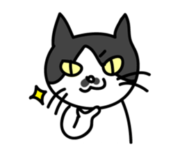 Chobihige Cat "CHOBI" sticker #75234