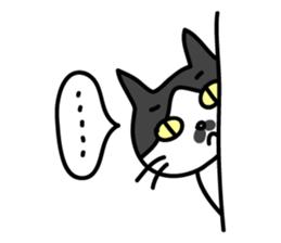 Chobihige Cat "CHOBI" sticker #75235