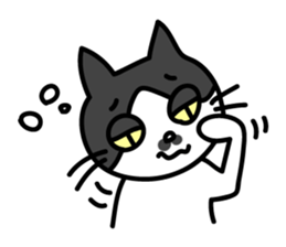 Chobihige Cat "CHOBI" sticker #75240