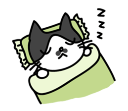 Chobihige Cat "CHOBI" sticker #75241