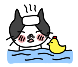 Chobihige Cat "CHOBI" sticker #75242