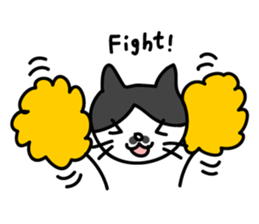 Chobihige Cat "CHOBI" sticker #75244