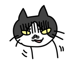 Chobihige Cat "CHOBI" sticker #75245