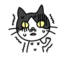 Chobihige Cat "CHOBI" sticker #75247