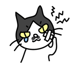 Chobihige Cat "CHOBI" sticker #75249