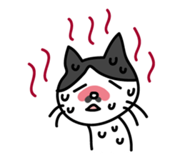 Chobihige Cat "CHOBI" sticker #75251