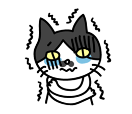 Chobihige Cat "CHOBI" sticker #75252